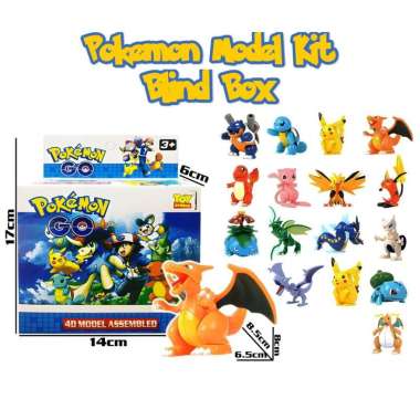 Toy Studio Mainan Gacha Blind Box DIY Model Kit Figurine Pokemon
