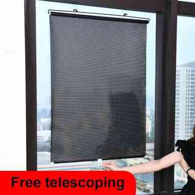 OTOHEROES Tirai Jendela Tarik Roller Blind Sun Protection Suction Cups OT-1 Gorden Smokring Tebal Ti