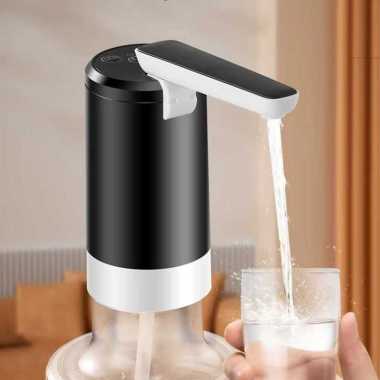 Pompa Air Galon Elektrik Three Key Foldable 1200mAh Hitam