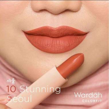 WARDAH COLORFIT ULTRALIGHT MATTE LIPSTICK 10 Stunning Seoul