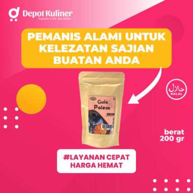 Alma Gula Palem / Gula Aren 200 Gr Gula Pasir Aren Brown Suger