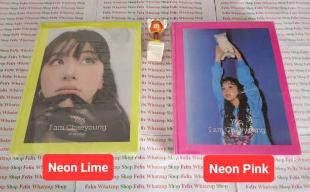 Twice Yes I Am Chaeyoung [1st Photobook] Official Album SEALED - READY PINK Neon Pink
