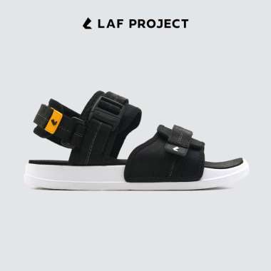 LAF Project - Sandal Pria Wanita Casual Sendal Slop - Asher 41 Full Black
