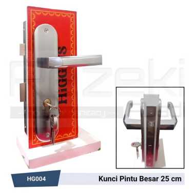 Handle Kunci Besar - Handle Pintu Rumah 25cm Komplit Set - Kunci Pintu Rumah Higgins-004