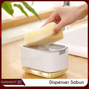 Soap Dispenser Premium Tempat Sabun Cuci Piring Wastafel Dapur Pump Pencet Anti Tumpah BUBBLEWRAP HI