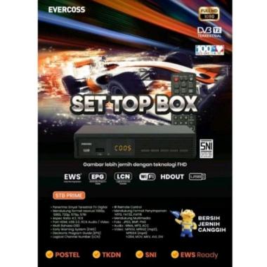 STB Set Top Box EVERCOSS STB PRIME - Original