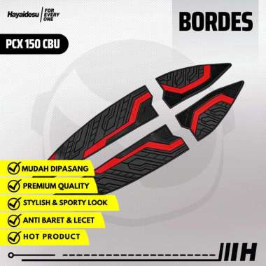 Hayaidesu Floor Step Boardrest Karpet Motor PCX 150 CBU Bordes - Premium Quality KUNING