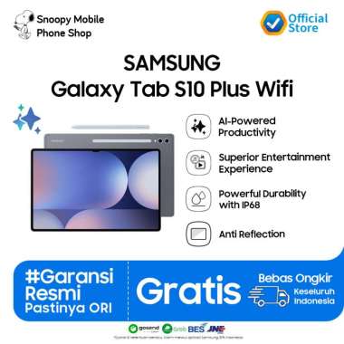 Samsung Galaxy Tab S10 Plus Wifi 12/256GB - GARANSI RESMI SEIN Grey