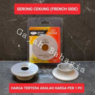 Tjap Mata batu gerinda pinggul granit 3 inch Serong Cekung 75 x 20 MM