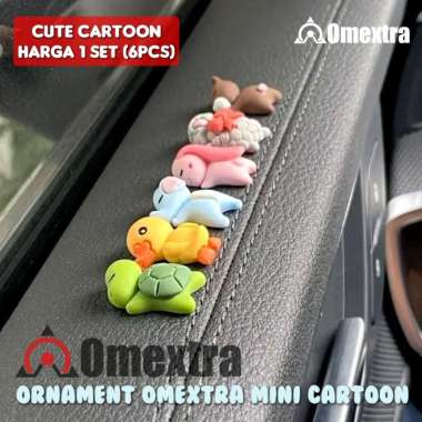 Pajangan dashboard mobil Omextra Ornamen mini lucu pajangan meja Pintu Mobil Car Dashboard Ornament 