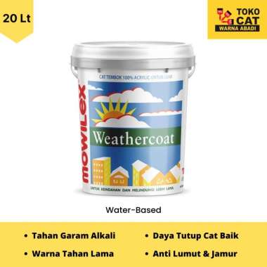 Cat Tembok Exterior Mowilex Weathercoat 20 Liter