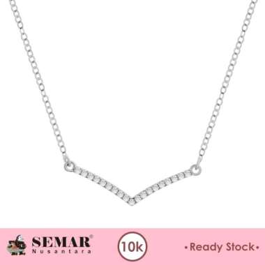 Kalung Emas Veeline White Gold 10K Semar Nusantara