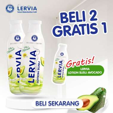 [Buy 2 Get 1] LERVIA Lotion Susu Avocado Bottle 200mL