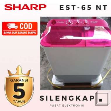 MESIN CUCI SHARP 2 TABUNG ES-T65NT //EST65NT 6,5KG