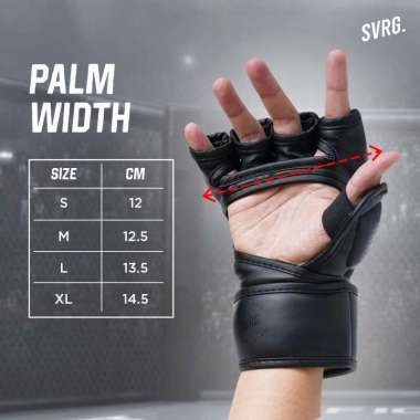 SVRG. MMA Gloves - Sarung Tangan Tinju - Muay Thai - Boxing S