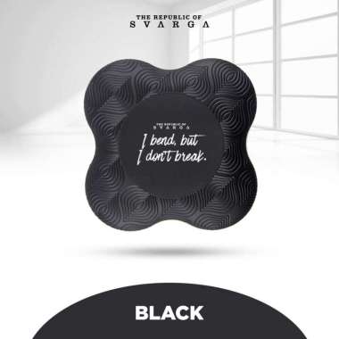 Svarga Yoga Knee Pad | Elbow & Joint Support | Alas Lutut Yoga Black