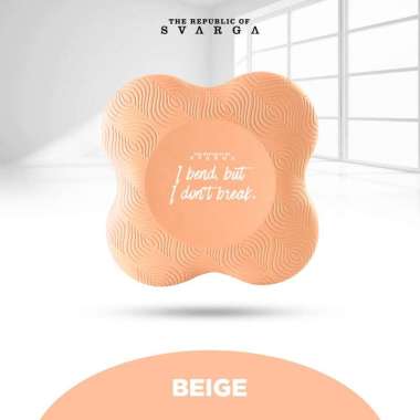 Svarga Yoga Knee Pad | Elbow & Joint Support | Alas Lutut Yoga Beige