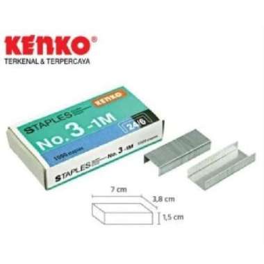 Isi Staples / Straples Kenko No 3 Besar (20 Pcs) Kenko