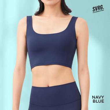 Sport Bra Svarga - Anti Underarm Bulge - Yoga Bra - Gym & Fitness Bra NAVY BLUE-S
