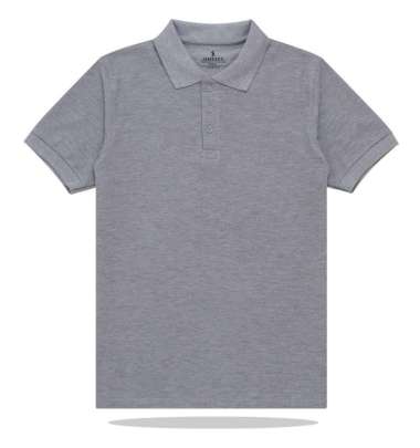 Jemssky - Kaos Polos Unisex Polo Shirt Baju Polo Kerah Abu Misty L