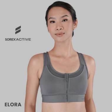Sorex Active Elora Bra Sport Zipper SA 003 Busa Tipis M Olive