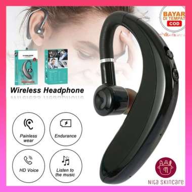 Headset Bluetooth Earphone Wireless S109 Business Design Best Quality