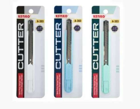 Cutter kecil A-303 Kenko (warna acak)