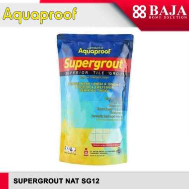 Semen Nat / Pengisi Nat Keramik /Oker SUPERGROUT Aquaproof Tile Grout Warna Terracota