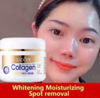 Collagen Cream Krim Pemutih Penghilang Flek Hitam Pemutih Alami Whitening Anti Aging Remove Melasma 