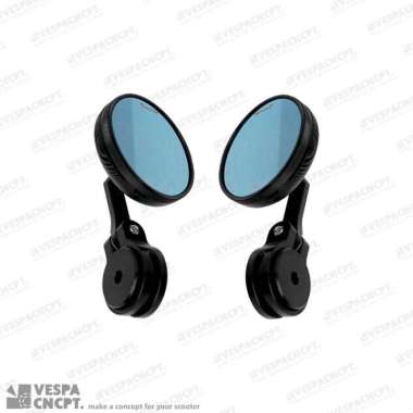 Spion Bar End Mirror Scarlet Puig Black Vespa Sprint Primavera Lx Gts