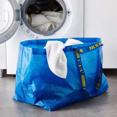 IKEA Frakta Tas Belanja Lipat Biru / Shopping Laundry Bag Large - 71L