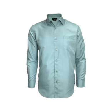 Redcliff Kemeja Pria Polos Panjang Biru Tosca 6AK304703 XL