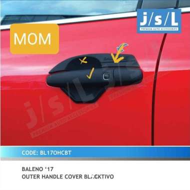 JSL Cover Handle Gagang Pintu Hitam Blacktivo Baleno Hatchback