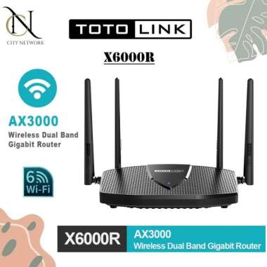 TOTOLINK X6000R - Wireless Dual Band Gigabit AX3000 - Wi-Fi 6 Router