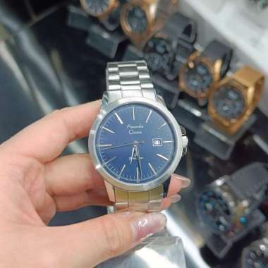 Jam Tangan Wanita Alexandre Chrisite AC1008 AC 1008 Blue Original Garansi Resmi 1 Tahun