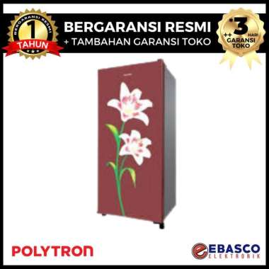 Kulkas 1 Pintu Polytron PRB 187 R / 187R Kapasitas 180 L Anti Gores