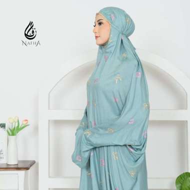 NAFHA - Mukena Terusan Dewasa Bordir Coquette Tanpa Tas Coquette Wardh