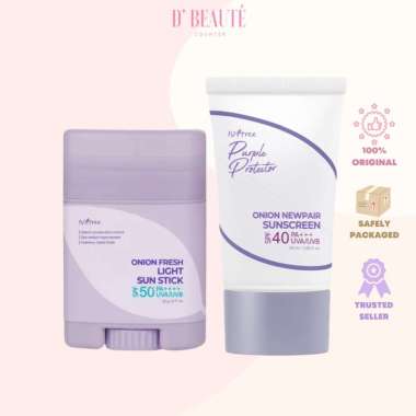 Isntree Onion Newpair Sunscreen 50ml / Onion Fresh Light Sun Stick 22g Sunstick