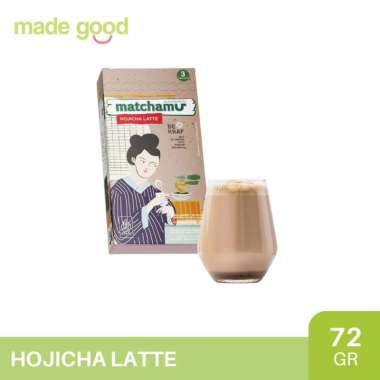 Matchamu Minuman Serbuk Teh Hijau 72gr Box of 3 Hojicha Latte