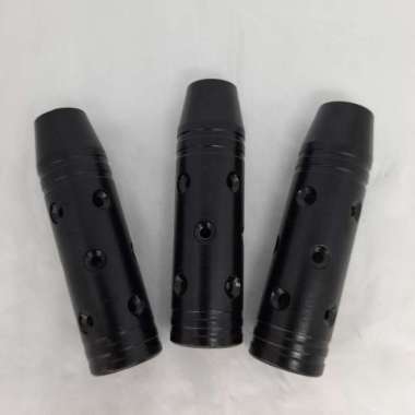 "Muzzle Break Bulat / Pemecah Suara Bulat Hitam"