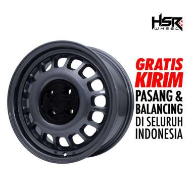 VELG HSR WHEEL BSI HSR R16X65 H4X100 ET42 GLOSSY GREY GLOSSY GREY