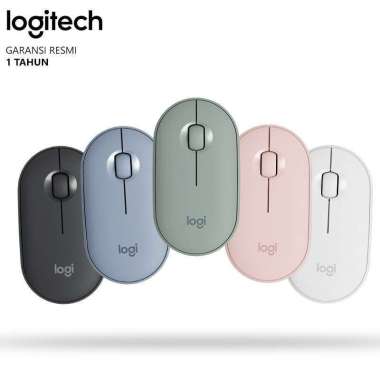 Mouse Wireless Bluetooth Mouse Logitech M350S Putih