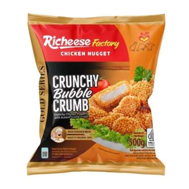 Richeese Chicken Nugget Crispy 500 Gram Bubble Crumb