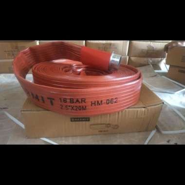 FIRE HOSE HARMIT PVC RUBBER 16 BAR + COUPLING 2.5"x20M