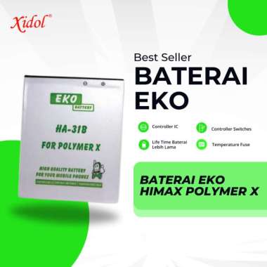 BATERAI EKO HIMAX POLYMER X BERGARANSI