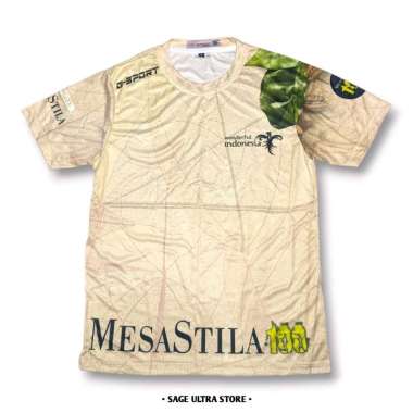 Kaos Lari Running Official Jersey Race Tee Mesastila 100 Trail Running Unisex Men Women Original M C