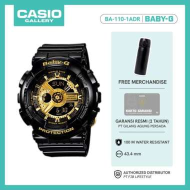 Casio Baby-G LED Original BA-110-1ADR Jam Tangan Wanita Waterproof
