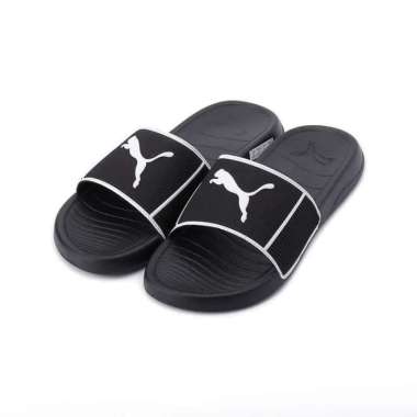 Sandal Slop Puma Popcat 20 Shower Black White 384262 01
