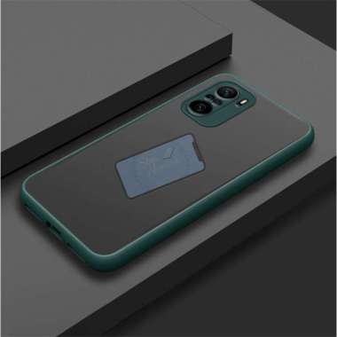 Case Xiaomi Redmi Note 10 l 10 Pro Hard Soft Case Aero Frosted Matte Original Note 10 Pro Hijau