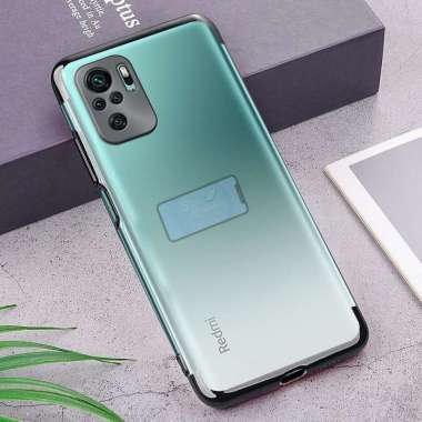 Xiaomi Redmi Note 10 l 10S Case Luxury Clear Transparent Plating Case Redmi Note 10 Note 10 Pro Hita